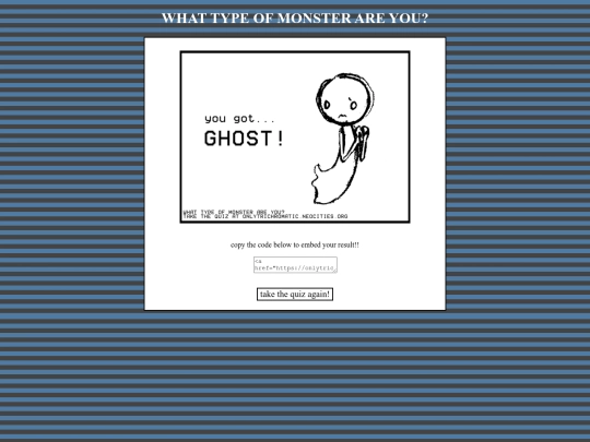 quiz/ghost screenshot