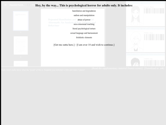 repeatedhumiliation screenshot
