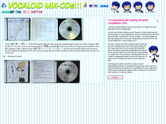 vocaloidCDs screenshot