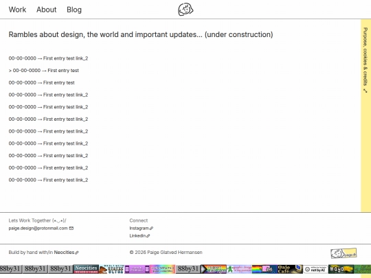 blog screenshot