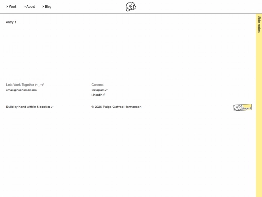 blog/entry1 screenshot