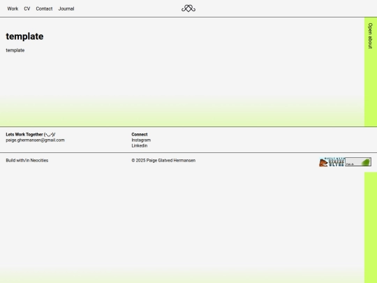 page-template screenshot