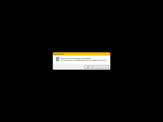 not_found screenshot