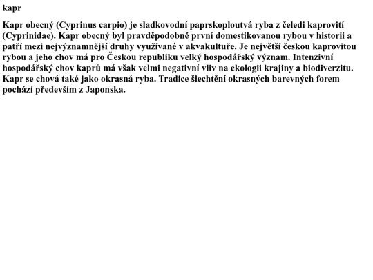 kapr screenshot