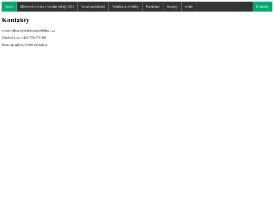 kontakty screenshot