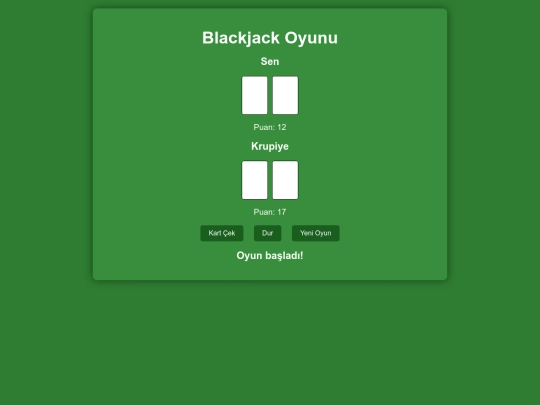 oyunlar/blackjack screenshot