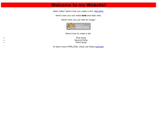 index screenshot
