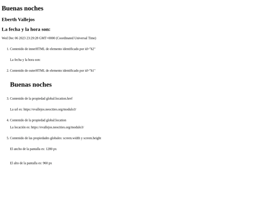 modulo3 screenshot