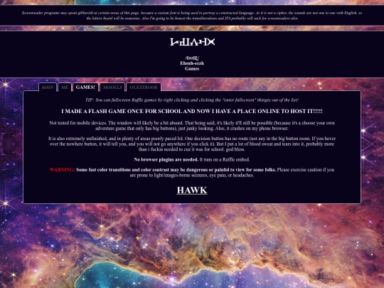 GAMES screenshot