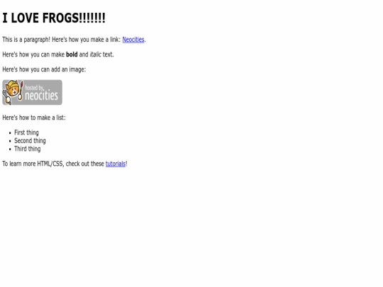 index screenshot