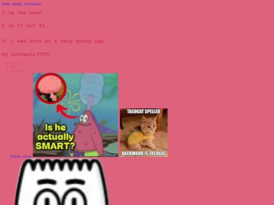 Aboutme screenshot