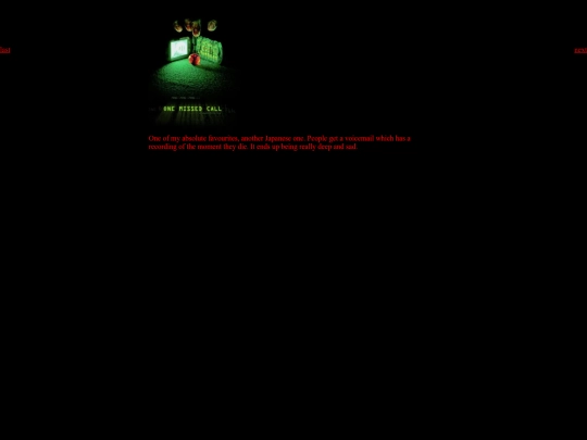 filmsfiles/onemissedcall screenshot