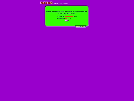 Nickelodeon (1999/100U/Poll Vault/results/results1 screenshot