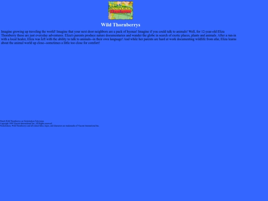 Nickelodeon (1999/TV Shows/Wild Thornberrys/Nickelodeon! TV Shows_files/get(3) screenshot