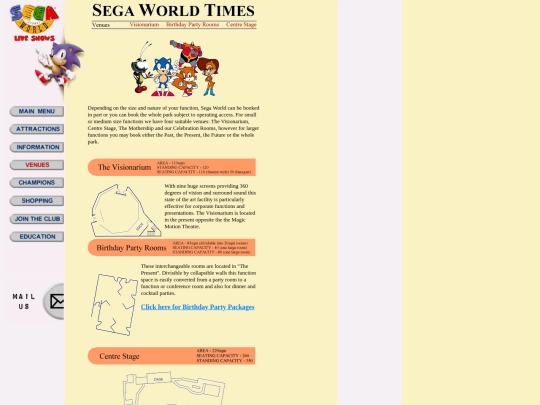 Segaworld_Sydney/LiveShows/Sega World Live Shows screenshot