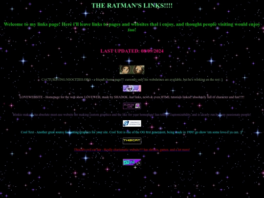 links screenshot