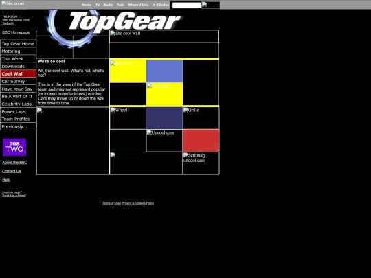 topgear/coolwall screenshot