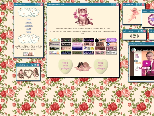 links screenshot