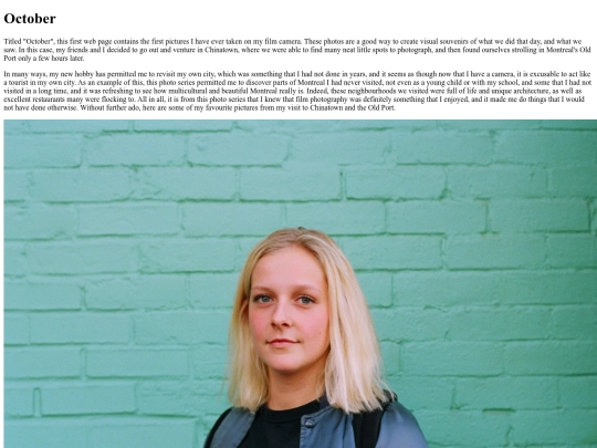 Personal Website /webpage1 screenshot