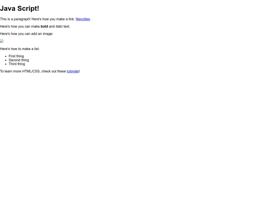 JavaScript screenshot
