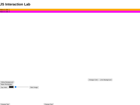 jsInteraction screenshot