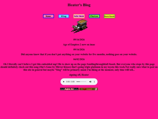 blog screenshot
