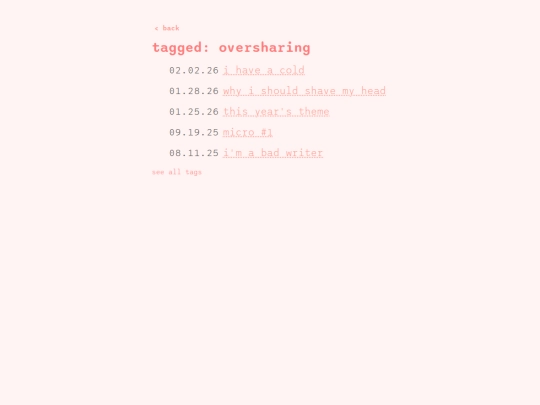 blog/tag/life screenshot