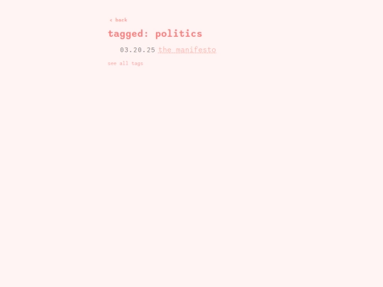 blog/tag/politics screenshot