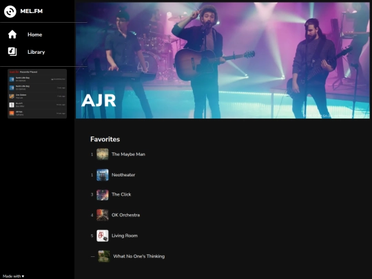 mel_fm/artists/ajr screenshot