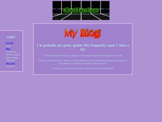 blog screenshot