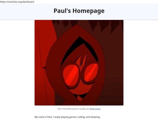 index screenshot