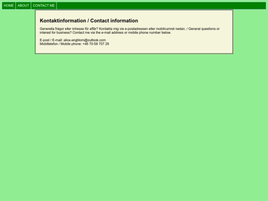 contact screenshot