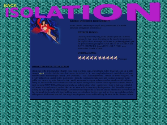 albums/isolation/isolation screenshot