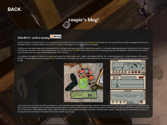 blog screenshot
