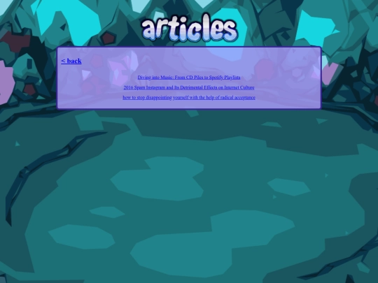 creations/articles screenshot