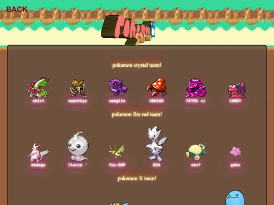 creations/shrines/pokemon/pokemon screenshot