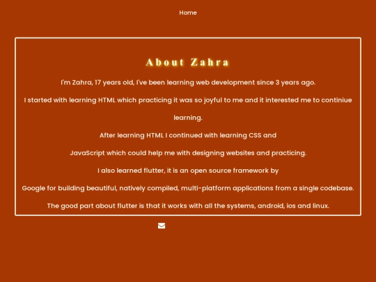 about-me screenshot