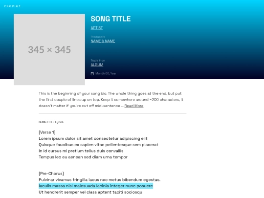 TEMPLATES/geniuslyrics screenshot