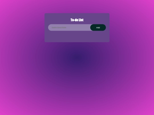 todo-list screenshot