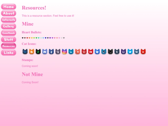 resources screenshot
