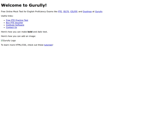 index screenshot