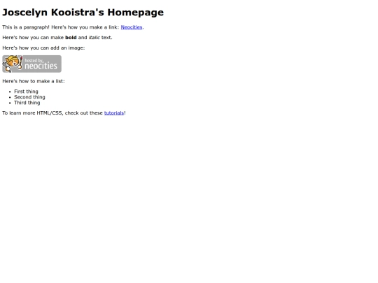 index screenshot