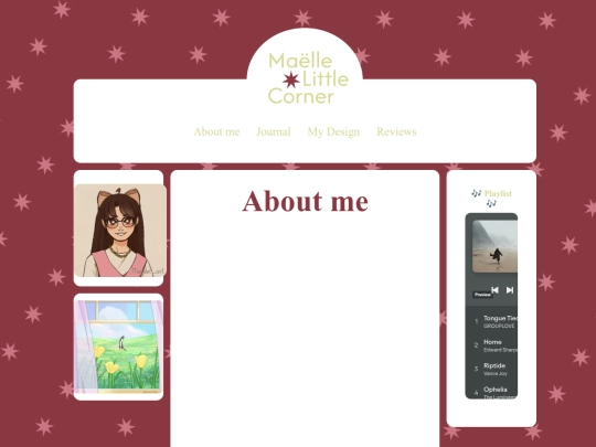 about-me screenshot