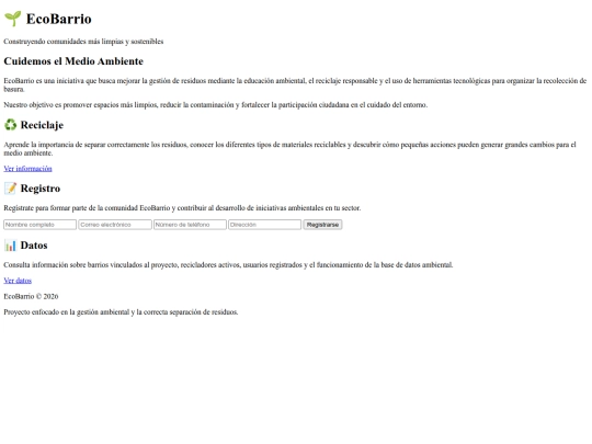 index screenshot