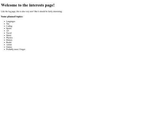 1-i/interests screenshot