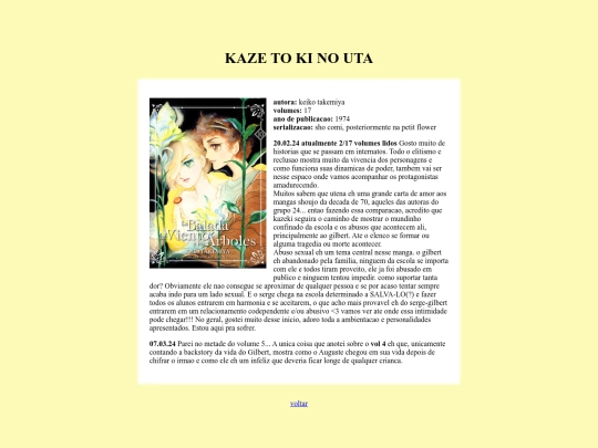 leituras/kazeki screenshot