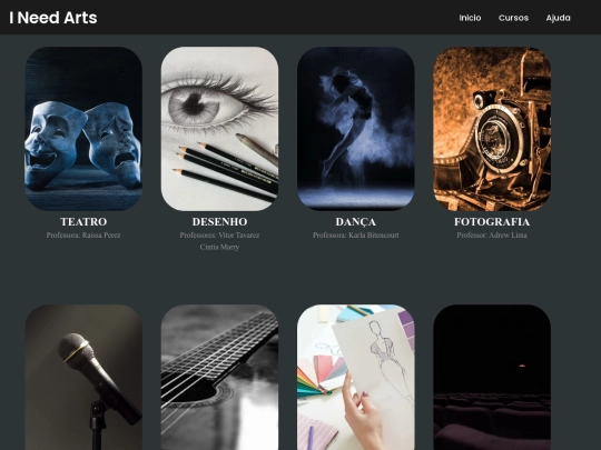 I need arts/cursos screenshot