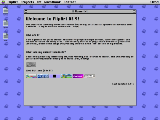 index screenshot