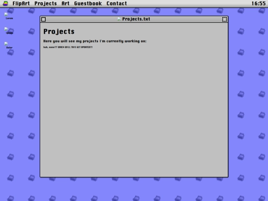projects screenshot