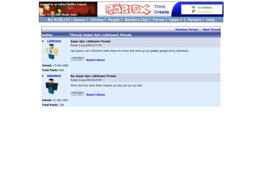 July 30th GO HERE/TestingPurposesOnly/ForumsReplicaTest screenshot